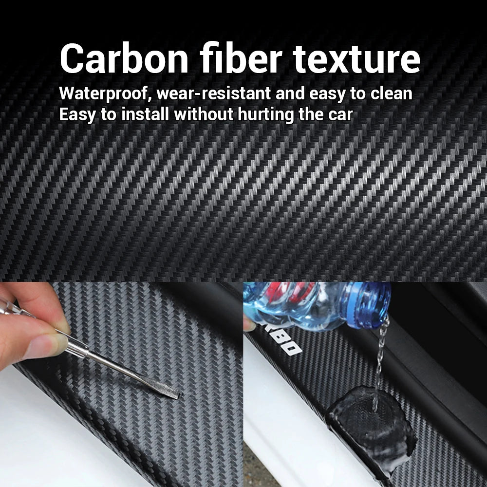 For Alfa Romeo Mercedes-Benz Toyota Renault 1PC Carbon Fiber Pvc