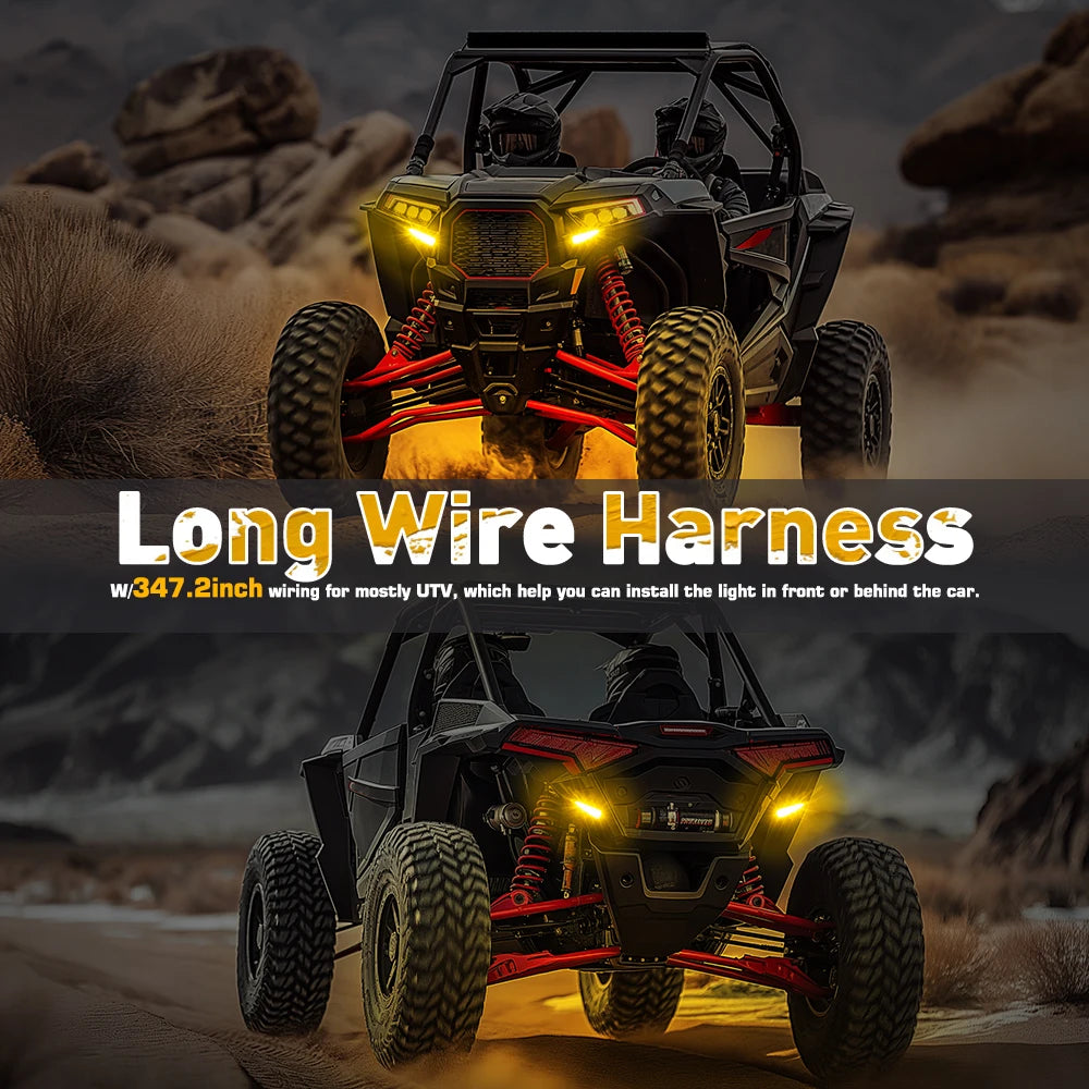 For Can-am Maverick X3 Max Plug Utv Turn Signal Street Legal