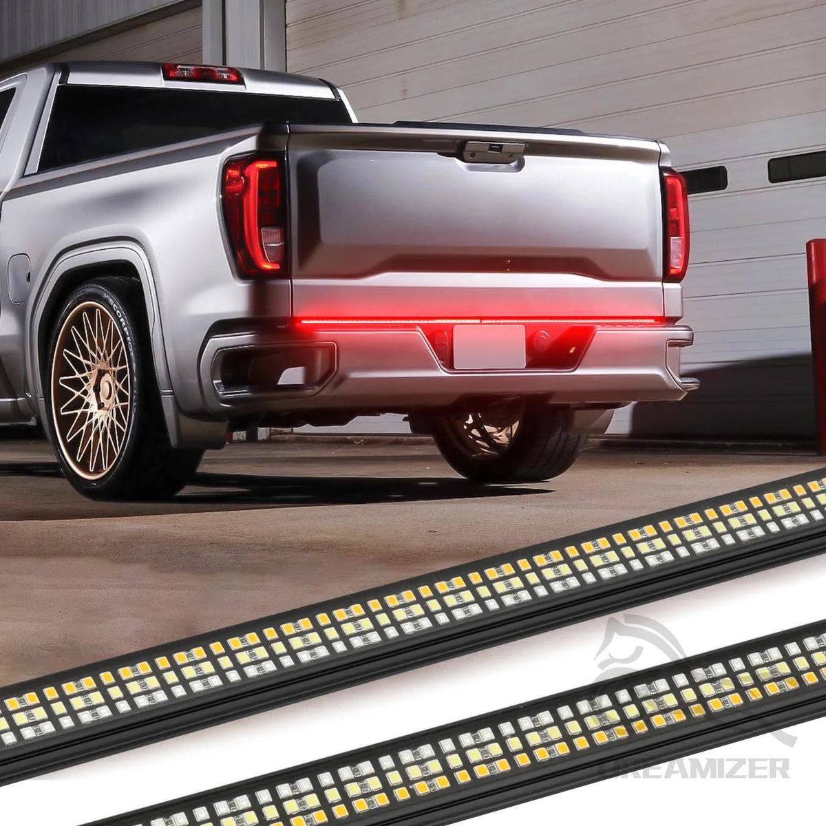 For Pickup 48 Truck Strip Tailgate Bar Reverse Brake Turn Signal