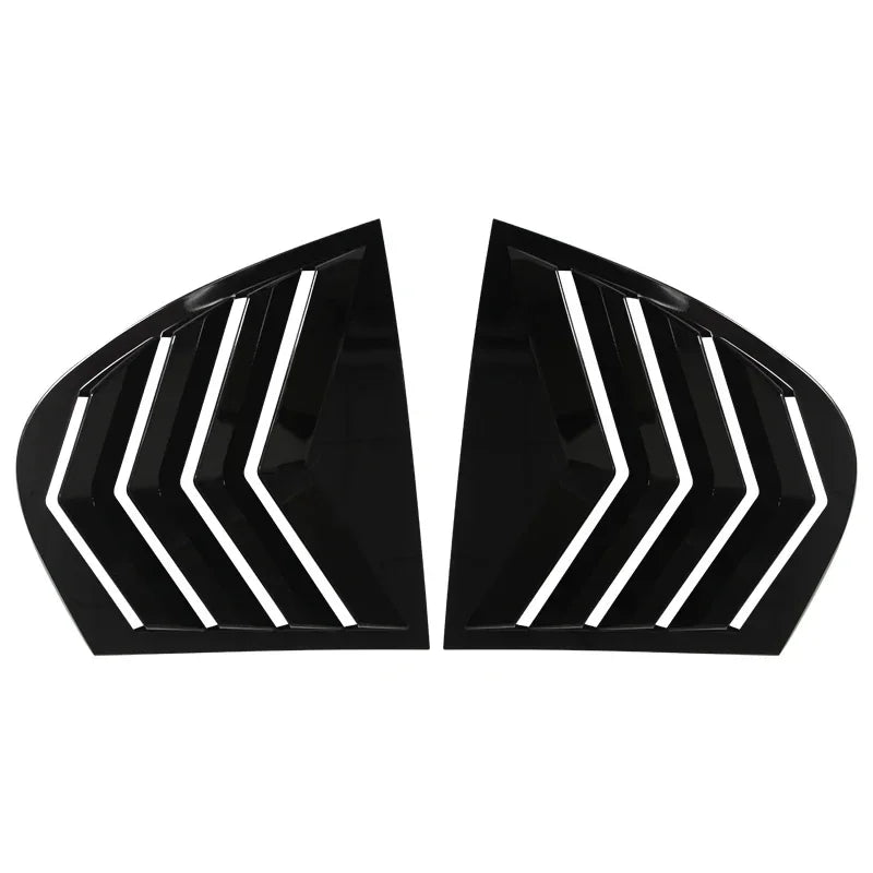 For BMW Rear Window Louvers Series E60 2004-2010 Triangle Shade