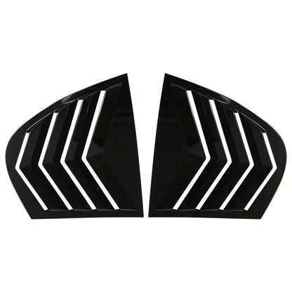 For BMW Rear Window Louvers Series E60 2004-2010 Triangle Shade
