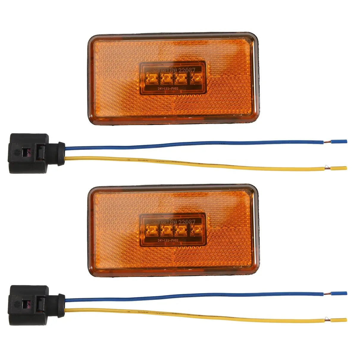 For 5 6 Series P R Compatible 2PCS 4LED Side Marker 2052119 Cabs