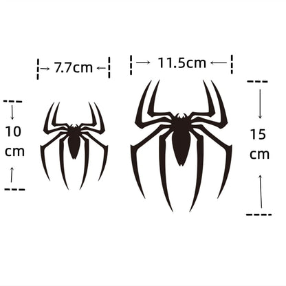 2PCS Stickers Spider Sticker Rear Windshield Front Creative