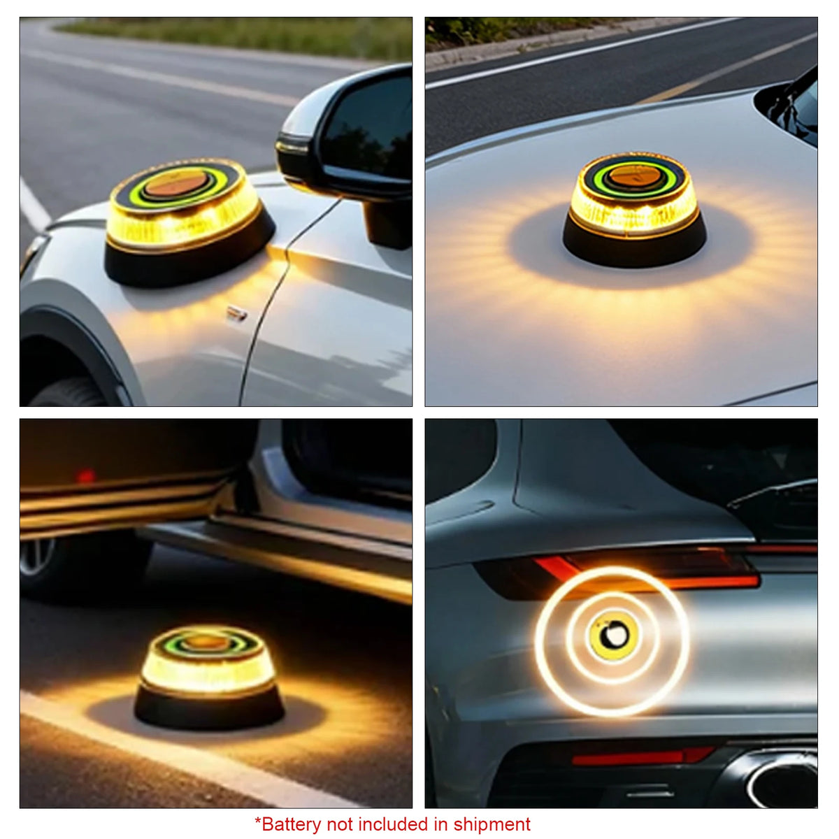 1-5pcs Emergency Beacon Modes Brightness Roof Warning Safety