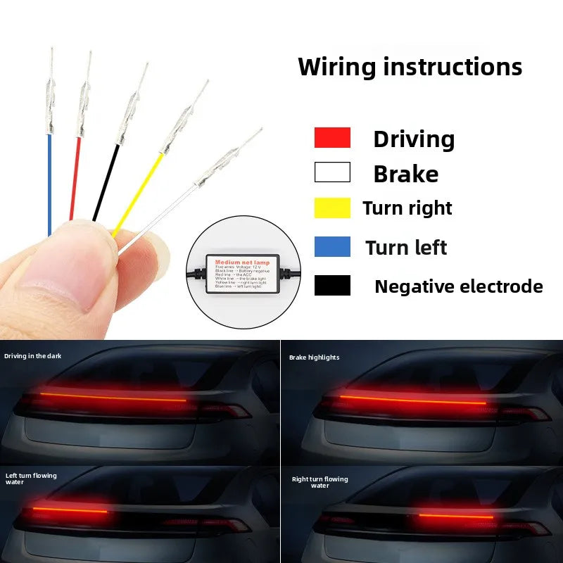 Brake Turn Signals Driving Tail Hanging Parking Warning Modified
