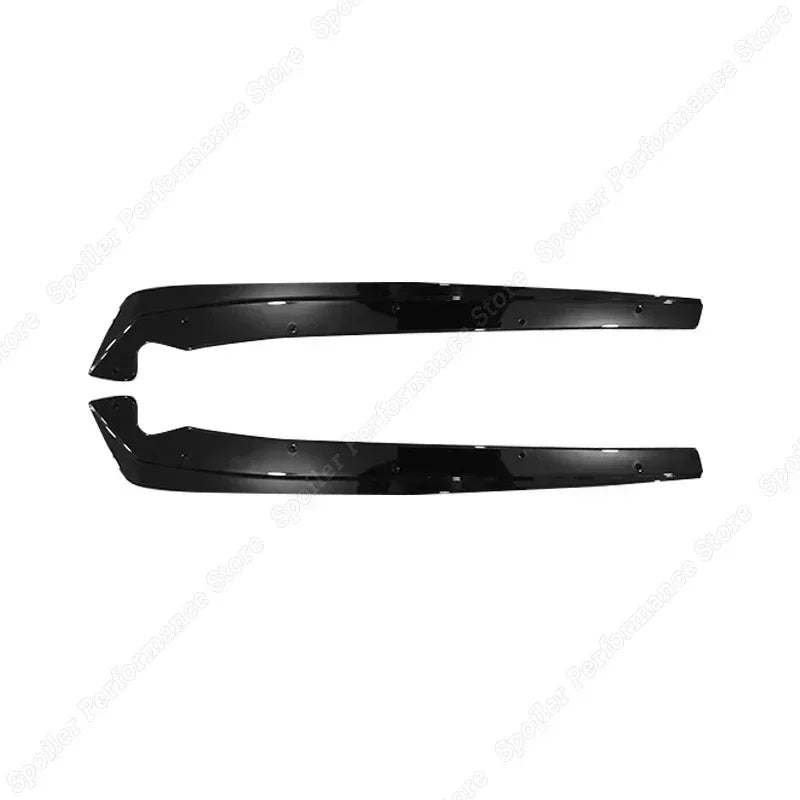For BMW 5 Series G30 G31 Gloss Black Rear Bumper Side Spoiler