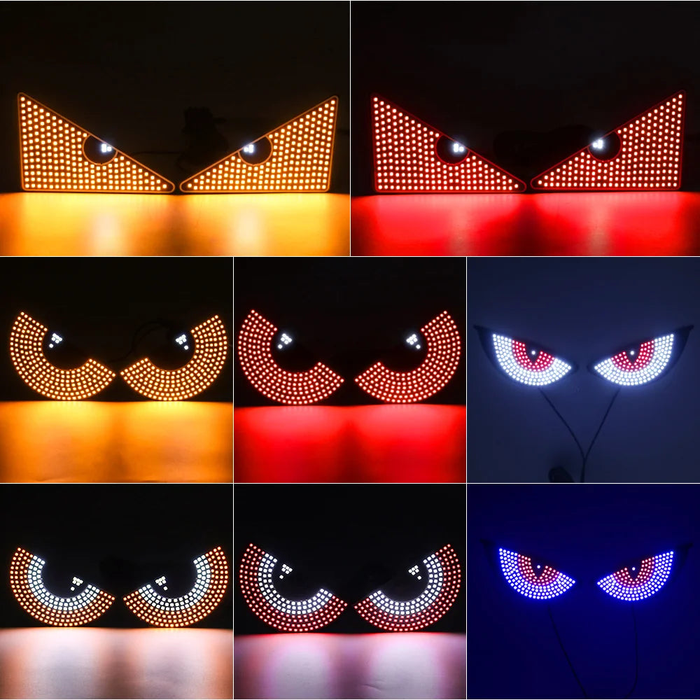 Back Window Expression Strips Lighting Pixel Panel Windshield