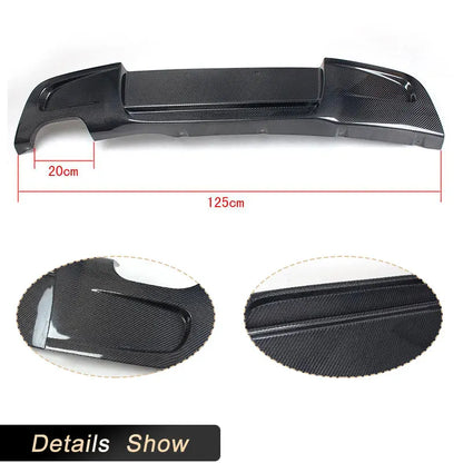 For BMW 1 Series E87 M-Sport Rear Bumper Diffuser Lip Spoiler