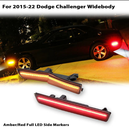 For 2015-2022 Dodge Challenger Srt Hellcat 4PCS Widebody Front