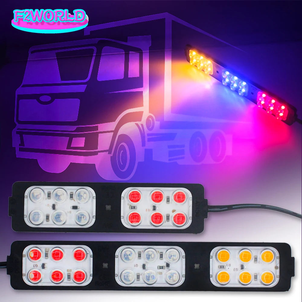 10PCS Truck Side Flashing Warning Emergency Indicator Van