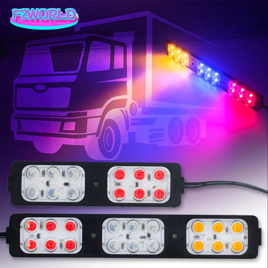 10PCS Truck Side Flashing Warning Emergency Indicator Van