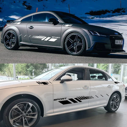 For Audi Tt 8N MK1 MK2 Side Door Sticker Trims Vinyl Decals