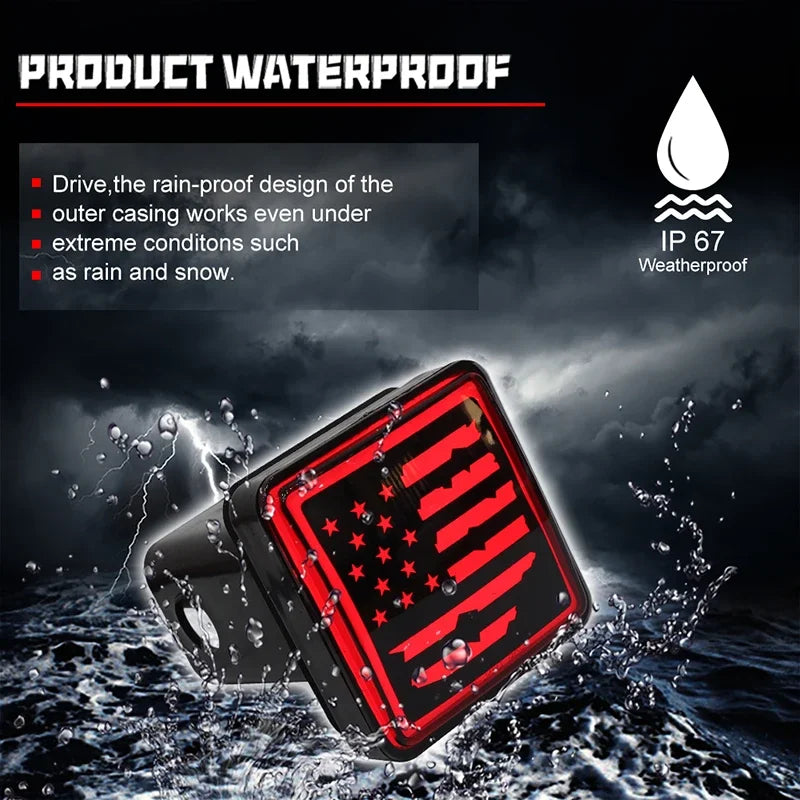 For Pickup Red White Tail Brake Running Backup Trucks SUV Jeep