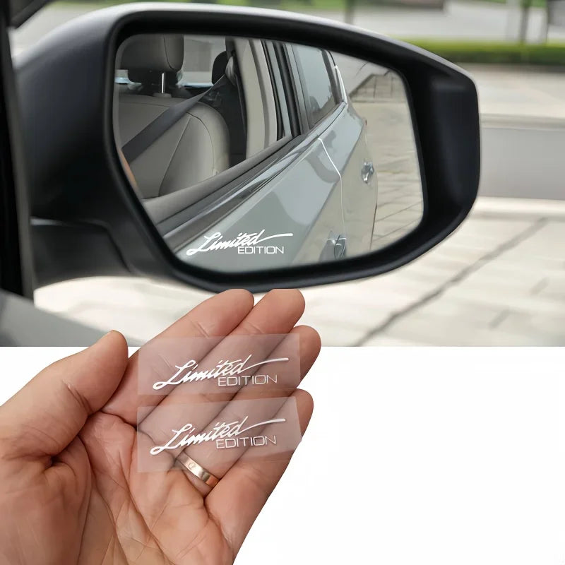 2PCS Limited Edition Handwritten Vinyl Sticker Waterproof