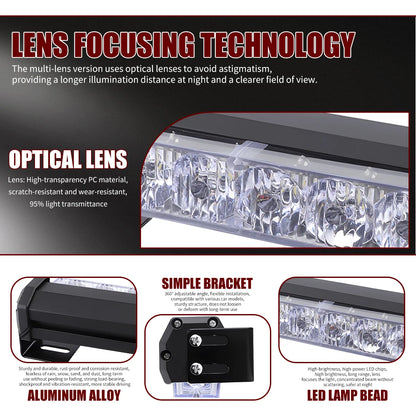 Wireless Strobe Grille Warning White Stroboscopes External
