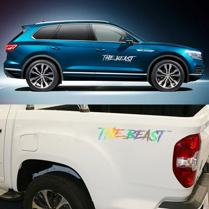Door Side Stickers Beast Personality Rear Windshield Vinyl Decal