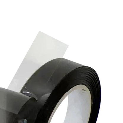 For 18 In 1 Acrylic LED 25M Roll Smoke Matte Black Tape Guide