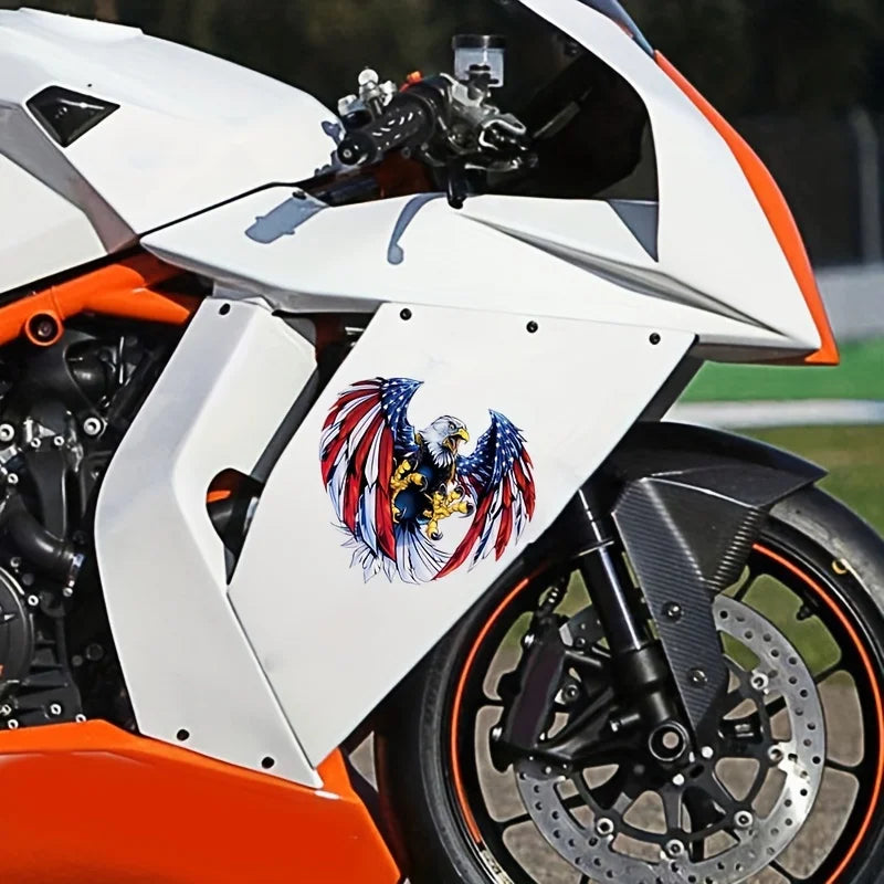 For Motorcycle Stickers Eagle Cartoon Window Decal Scratch Cover