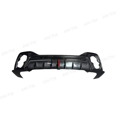 For BMW X6 G06 2023+ Carbon Fiber Rear Bumper Diffuser Splitters