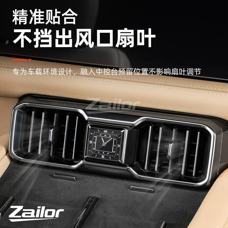 For BYD Leopard 8 Denza B8 Central Console Quartz Clock Air Vent