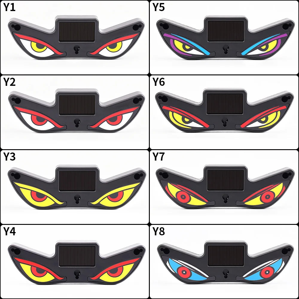 Devil Eyes Warning Lighting Ambient Solar type-c Charging Cool