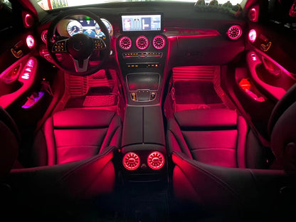 For Mercedes-Benz C Glc Class Coupe Ambient Lighting 12 Colors