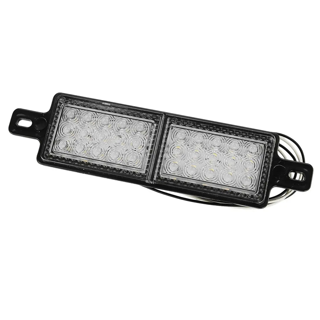 2PCS White 30LED Truck Trailer Bus Pickup Front Bumper