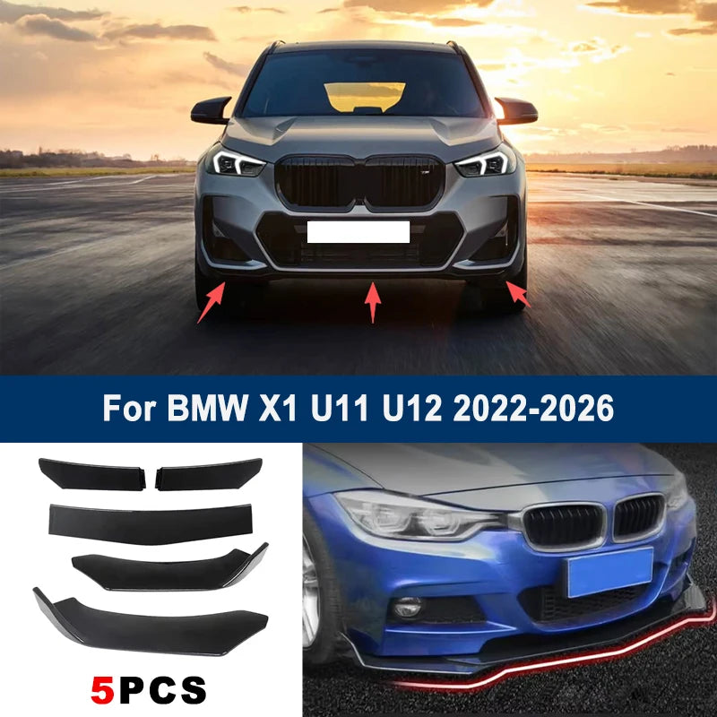 For BMW X1 U11 U12 2022-2026 Model Adjustable 5PCS Front Bumper