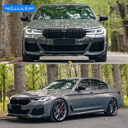 For BMW 5 Series Yiku Rekenzburg Dry Carbon Fiber Body Kit Front