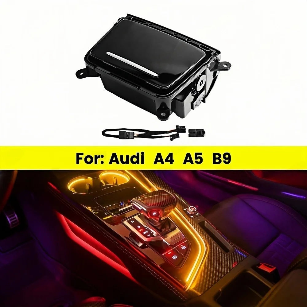 For Audi A4 A5 B9 2017-2023 Auchi Colors Center Console Black