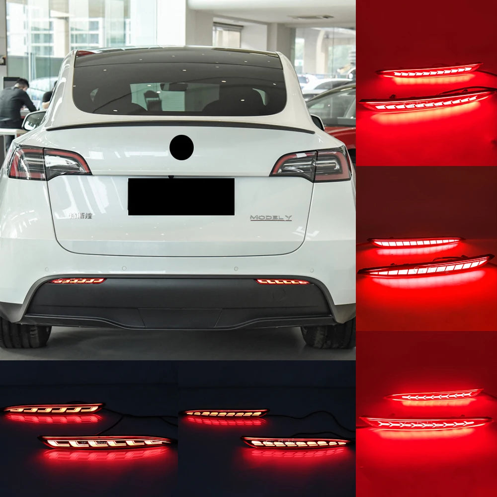 For Tesla Model 3 2016-2023 Model 2PCS Y 2017-2023 Rear Fog