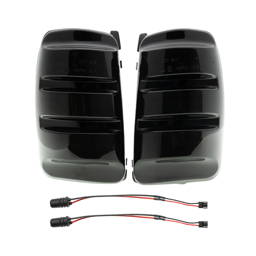 For Ford Transit MK8 Mkviii 2014-2020 Smoked Sequential Rearview