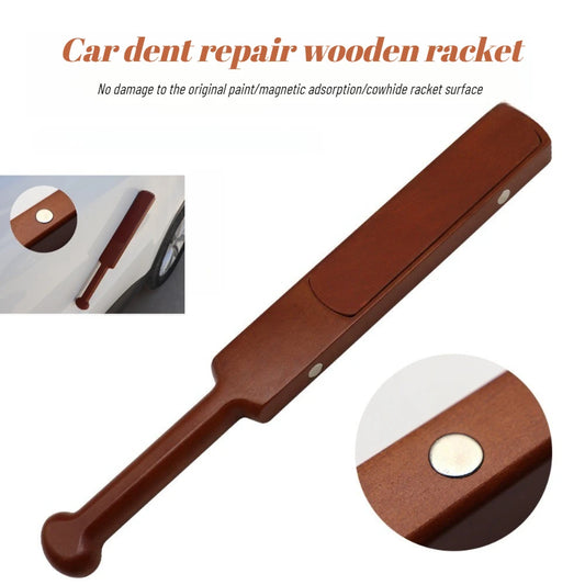 Paintless Dent Repair Kit Wooden Paddle Tap Down Hammer