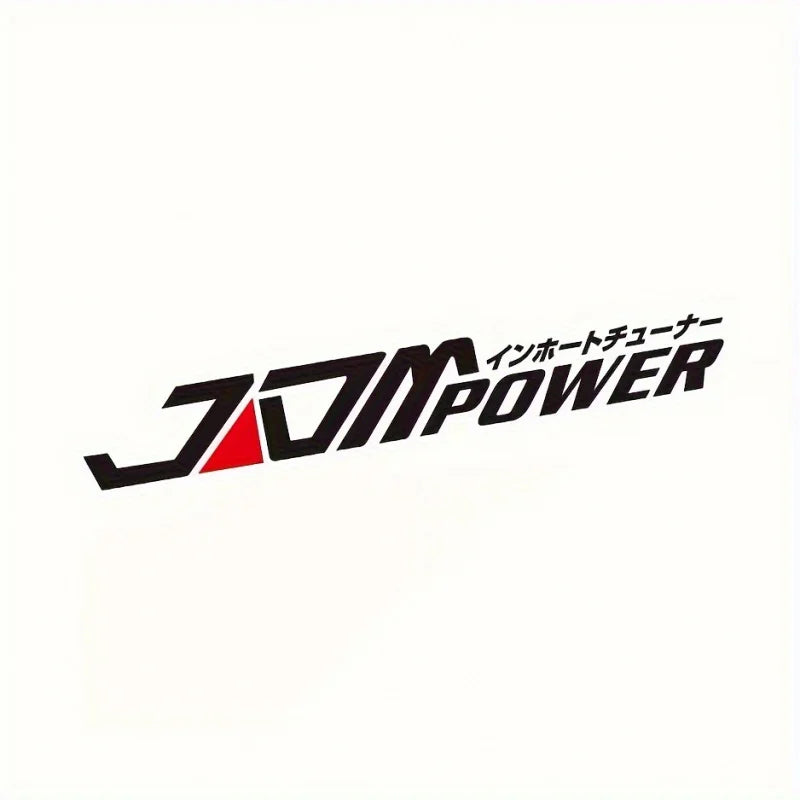 Jdm Windshield Decal Red Black Japanese Text Vinyl Sticker