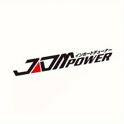Jdm Windshield Decal Red Black Japanese Text Vinyl Sticker