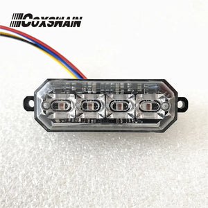 1PC Coxswain 12W Strobe Warning Surface Mount Side Marker