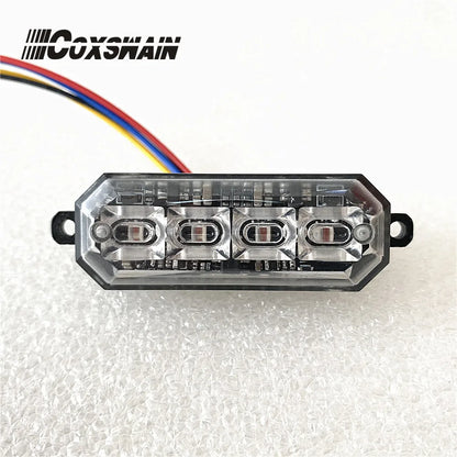 1PC Coxswain 12W Strobe Warning Surface Mount Side Marker