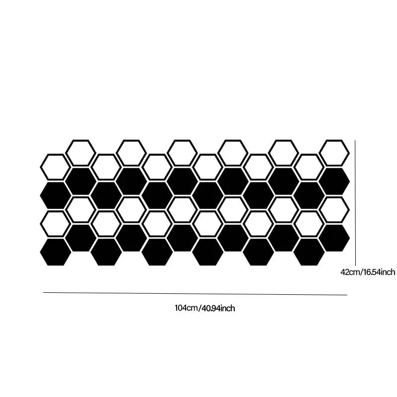 Graphics Sticker Creative Honeycomb Cars Side Decor Tuning