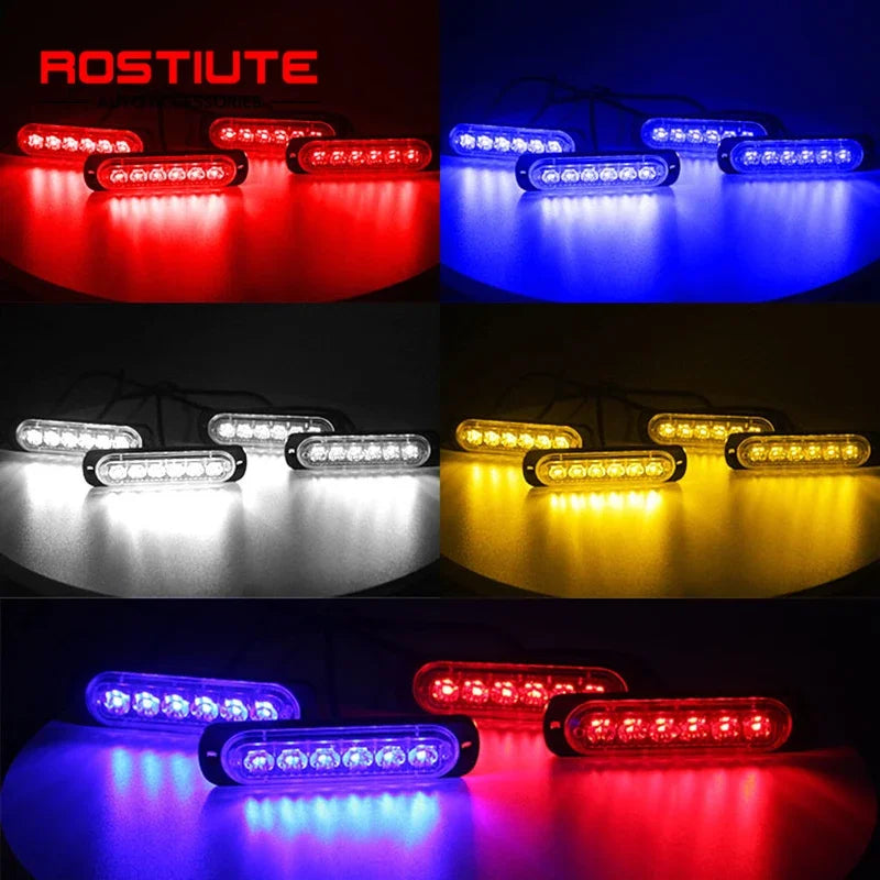For Off-Road 12V 24 Grille Strobe Wireless Control Warning
