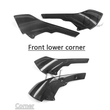 For BMW M2 F87 Carbon Fiber Front Bumper Wrap Protective Corner