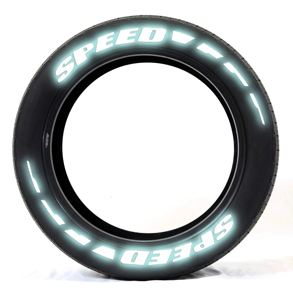 Reflective Tire Lettering Sticker Custom Text Personalized Words