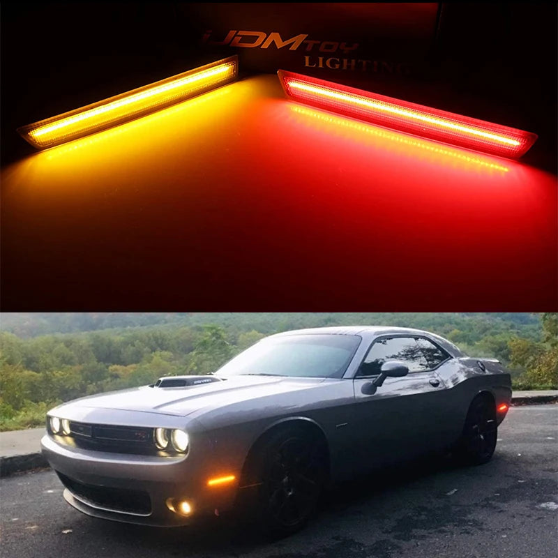 For Dodge Challenger Turn Signal Light Bumper Side Marker