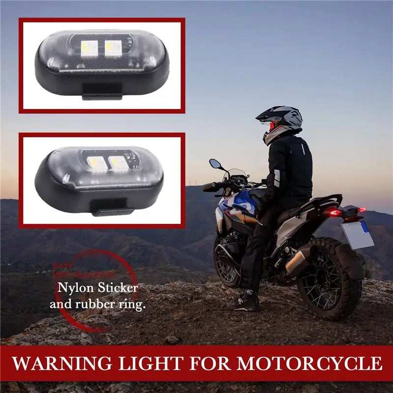4PCS Wireless Strobe Remote Control Colors USB Charing Waterproof