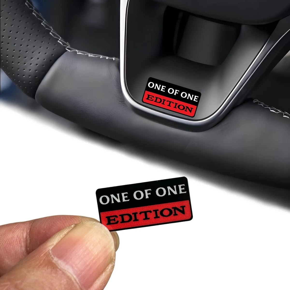 2PCS Set One Edition Sticker Waterproof Vinyl Decal Jdm