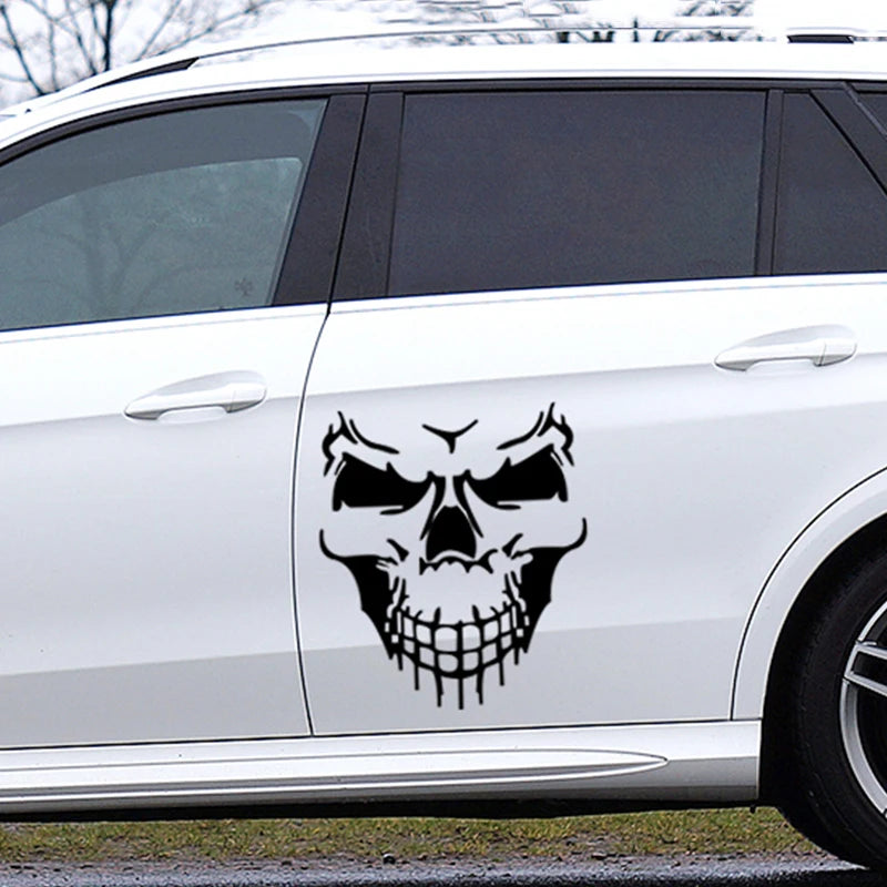 Sticker Skull Decal Horrific Skeleton Vinyl Removable Waterproof