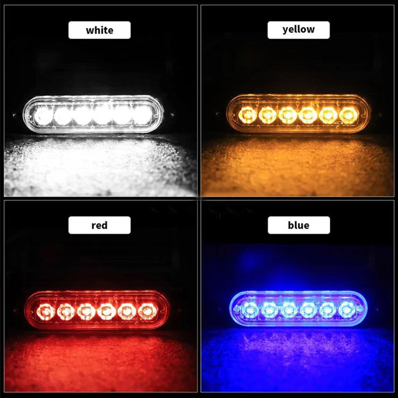 12LED Strobe Warning Cheap Grille Flashing Lightbar Truck Beacon