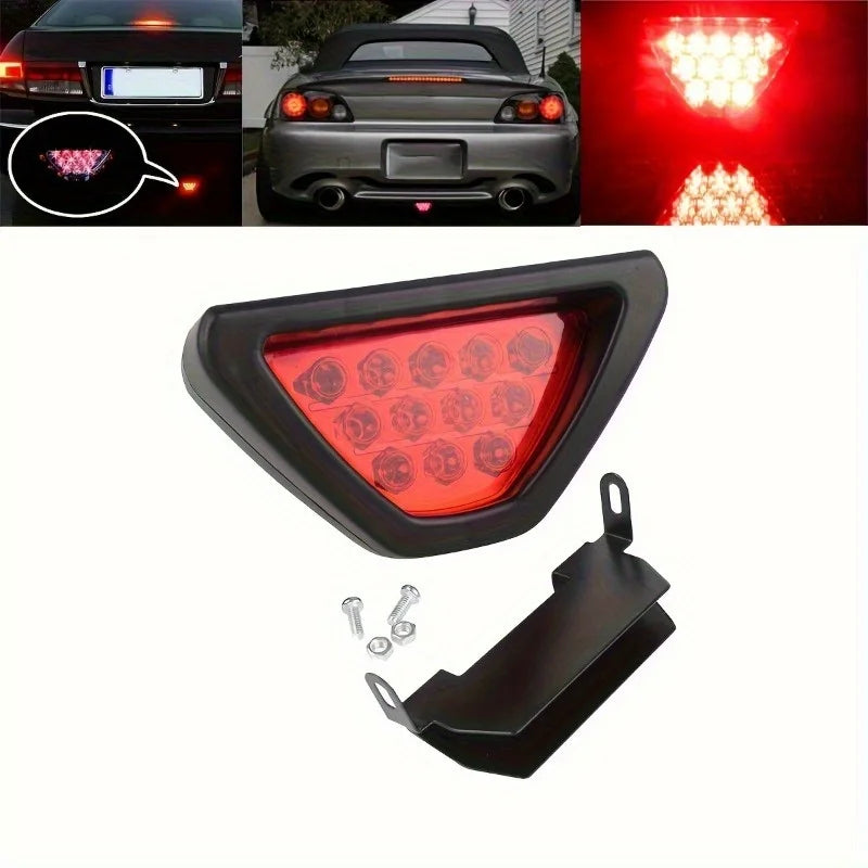12V Triangle Rear Brake Red Fog Tail