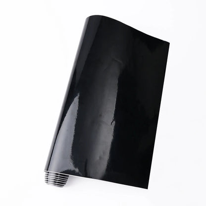Ultra Gloss Pvc Piano Black Vinyl Wrap Film Sticker