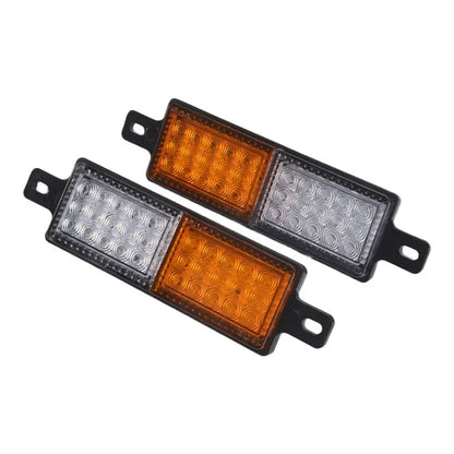 m63k-2pcs 12V Truck Bull Bar Bullbar Front Bumper Indicator