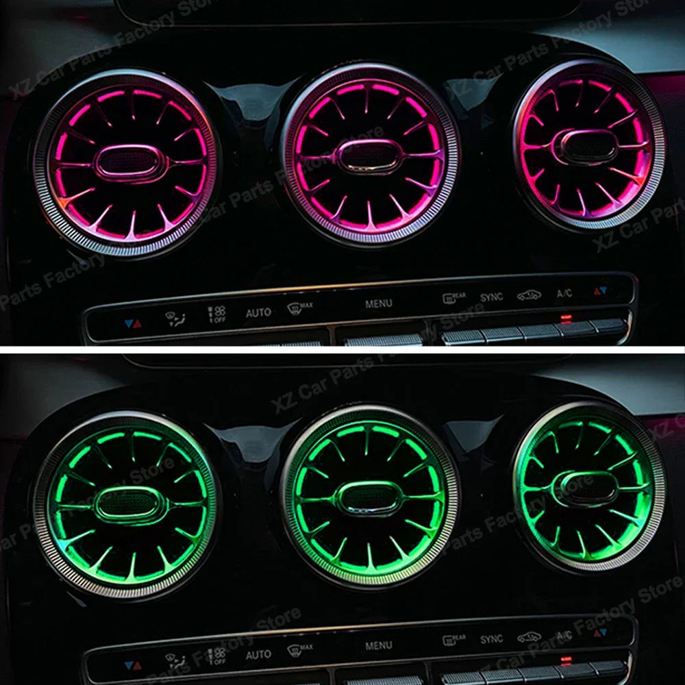 For Mercedes Benz C-class W205 Air Vent Color Front Rear Air